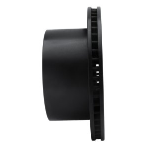 Dodge Ram 2500 Brake Rotor (1) - Rear Left - R1 Concepts - Drilled & Slotted - Black - `00-`02